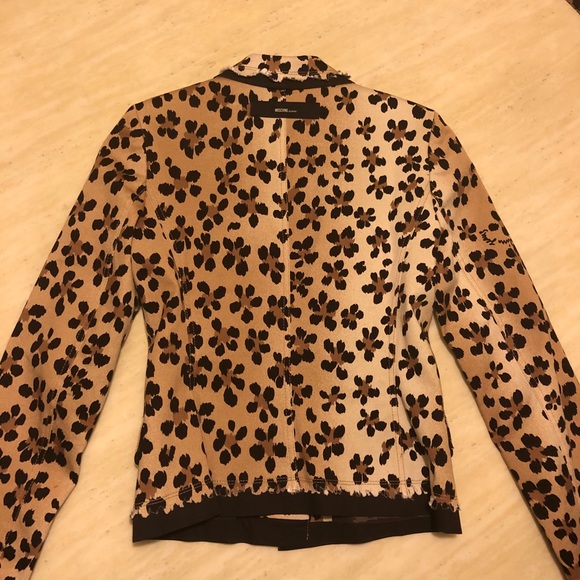 Auth New MOSCHINO Animal/Floral Printed Blazer Size 8 - Picture 5 of 9